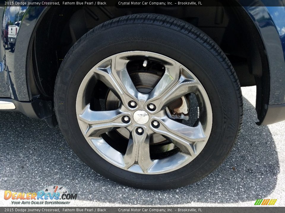 2015 Dodge Journey Crossroad Fathom Blue Pearl / Black Photo #21