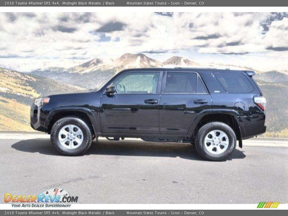 2016 Toyota 4Runner SR5 4x4 Midnight Black Metallic / Black Photo #6