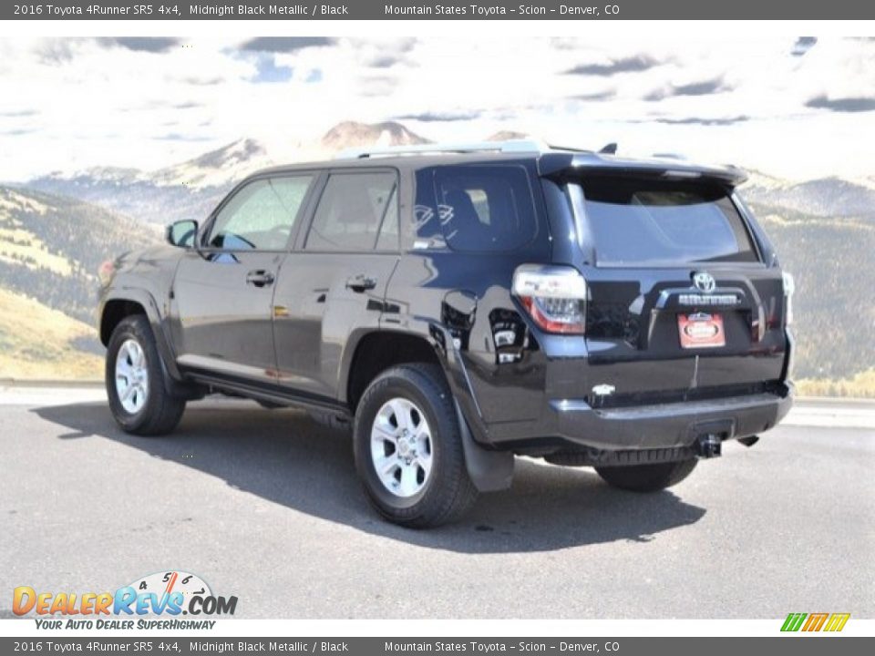 2016 Toyota 4Runner SR5 4x4 Midnight Black Metallic / Black Photo #8