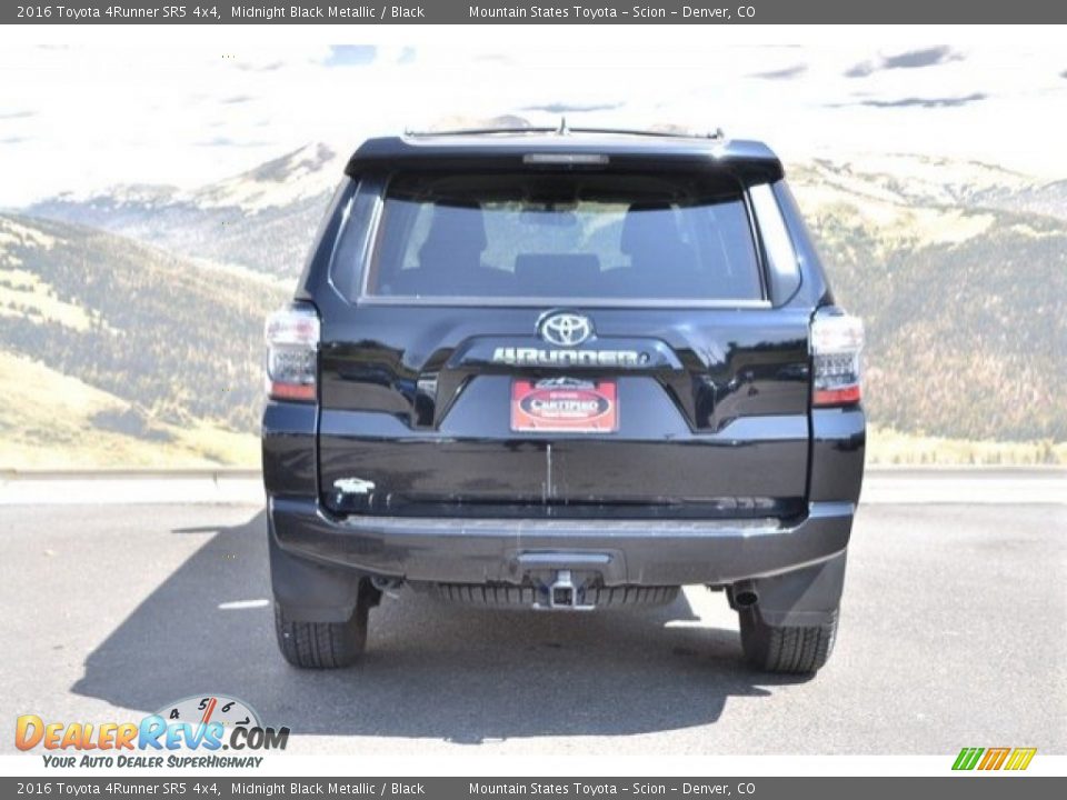 2016 Toyota 4Runner SR5 4x4 Midnight Black Metallic / Black Photo #9