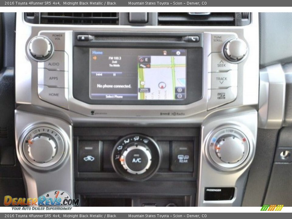 2016 Toyota 4Runner SR5 4x4 Midnight Black Metallic / Black Photo #14