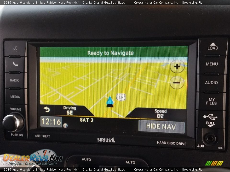 2016 Jeep Wrangler Unlimited Rubicon Hard Rock 4x4 Granite Crystal Metallic / Black Photo #16