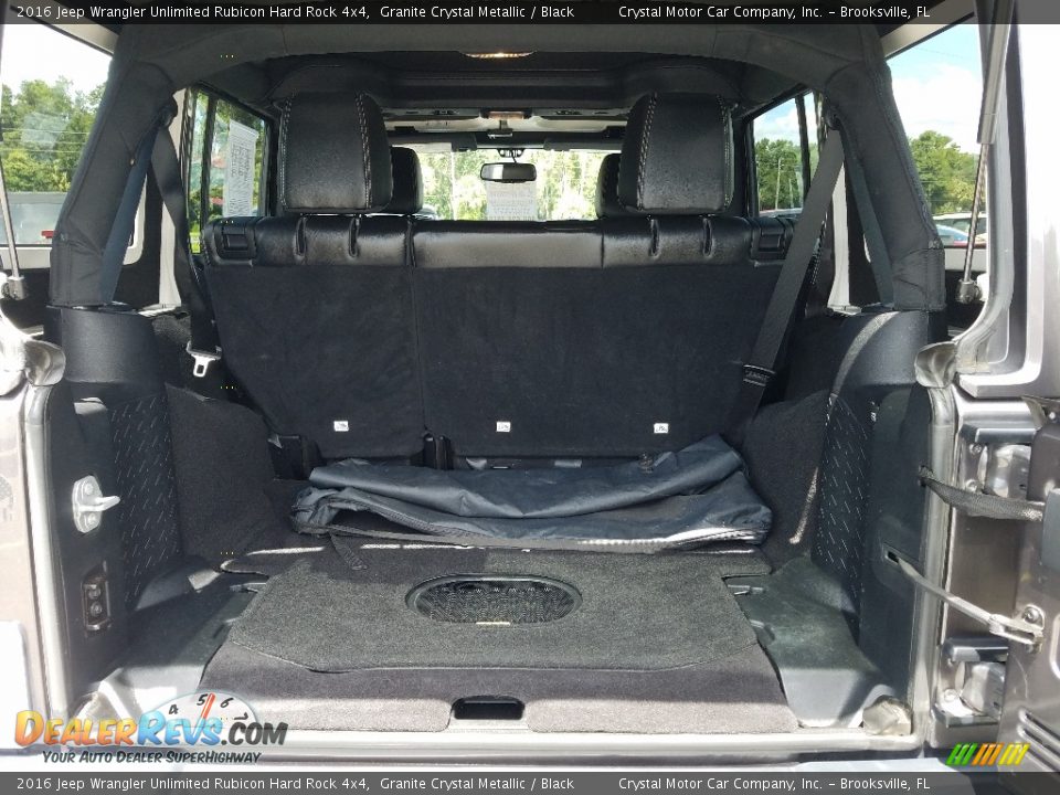 2016 Jeep Wrangler Unlimited Rubicon Hard Rock 4x4 Granite Crystal Metallic / Black Photo #20