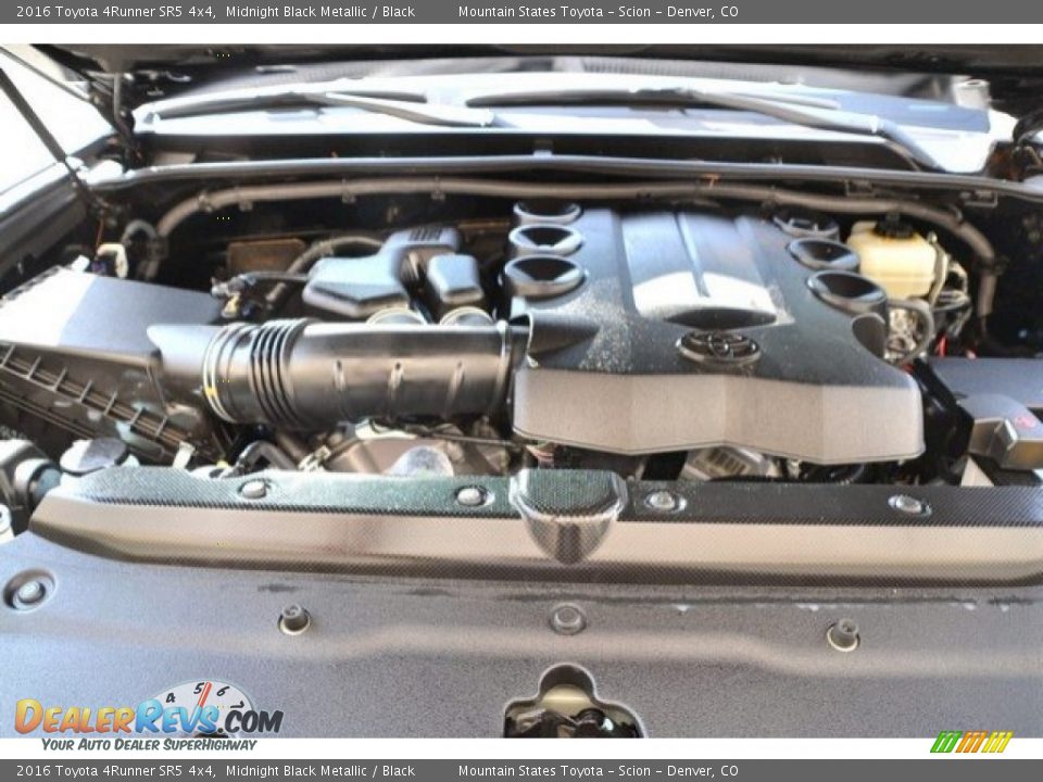 2016 Toyota 4Runner SR5 4x4 Midnight Black Metallic / Black Photo #27