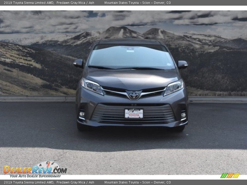 2019 Toyota Sienna Limited AWD Predawn Gray Mica / Ash Photo #2