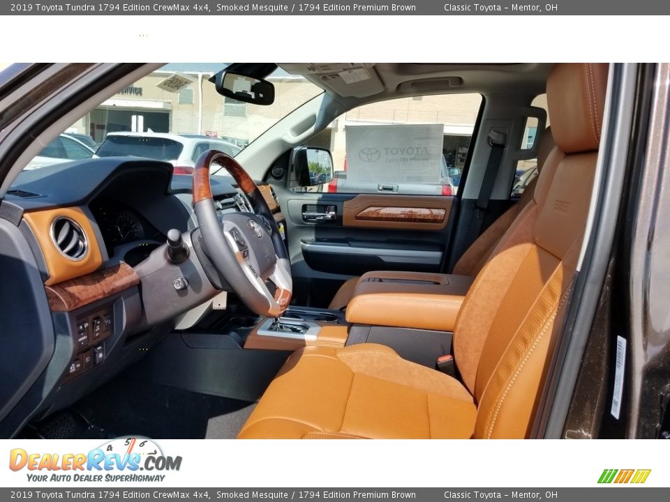 Front Seat of 2019 Toyota Tundra 1794 Edition CrewMax 4x4 Photo #4