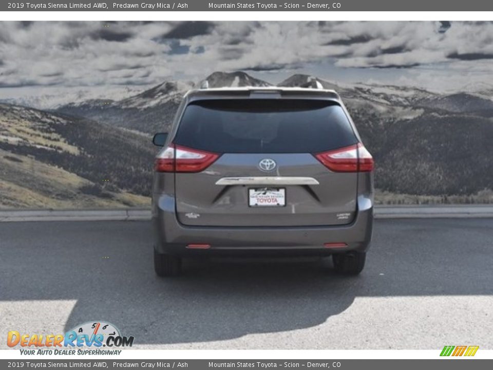 2019 Toyota Sienna Limited AWD Predawn Gray Mica / Ash Photo #4