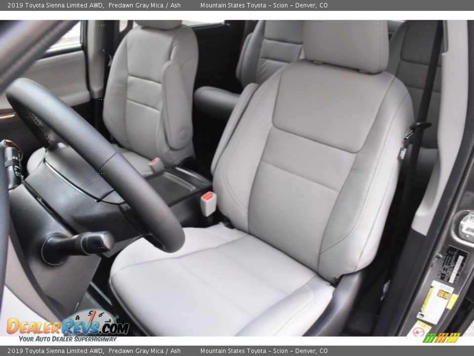 Front Seat of 2019 Toyota Sienna Limited AWD Photo #7