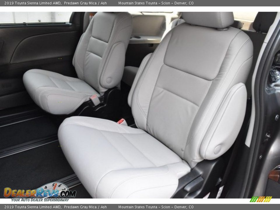 Rear Seat of 2019 Toyota Sienna Limited AWD Photo #16
