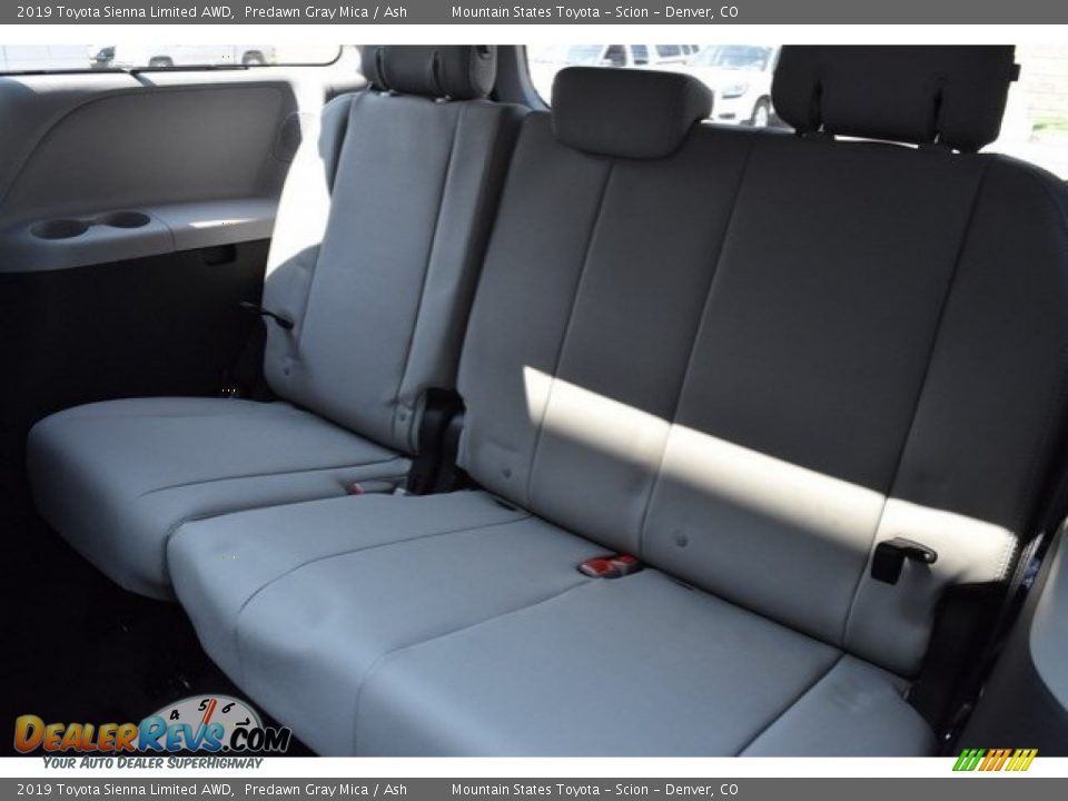Rear Seat of 2019 Toyota Sienna Limited AWD Photo #23