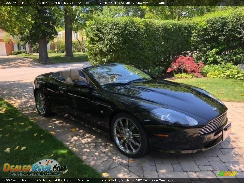 2007 Aston Martin DB9 Volante Jet Black / Moon Shadow Photo #3