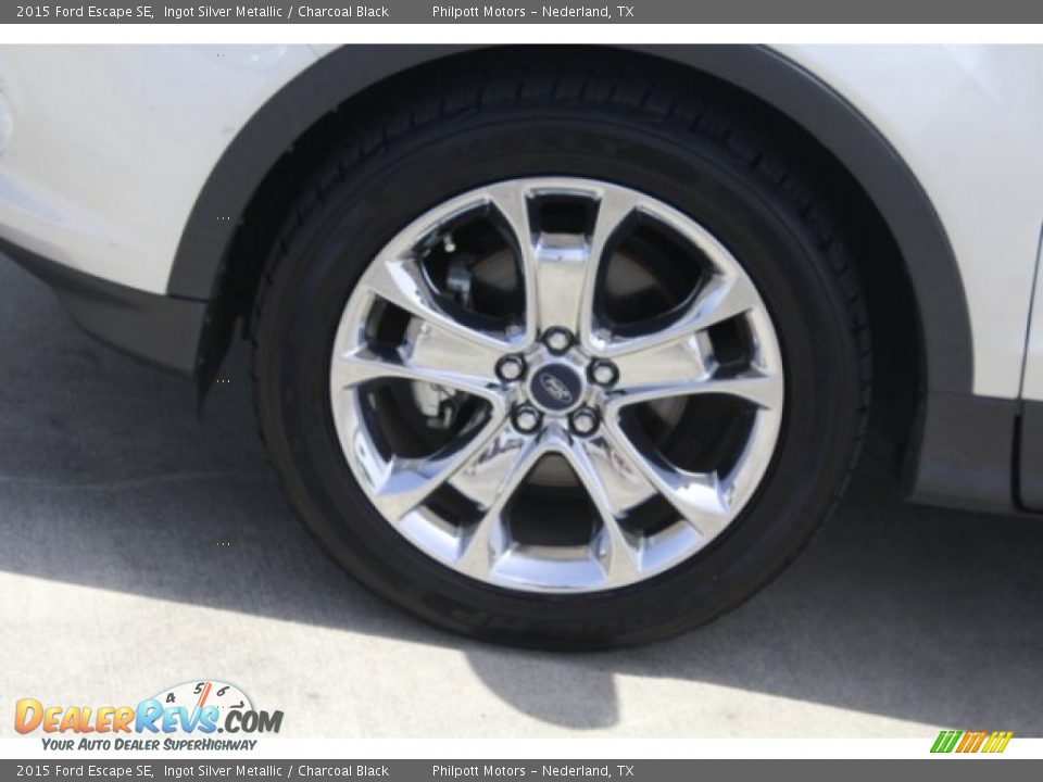2015 Ford Escape SE Ingot Silver Metallic / Charcoal Black Photo #4