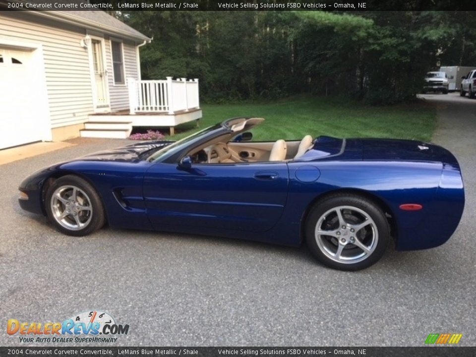 2004 Chevrolet Corvette Convertible LeMans Blue Metallic / Shale Photo #10