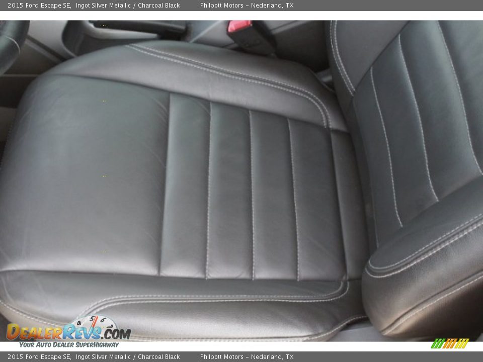 2015 Ford Escape SE Ingot Silver Metallic / Charcoal Black Photo #15