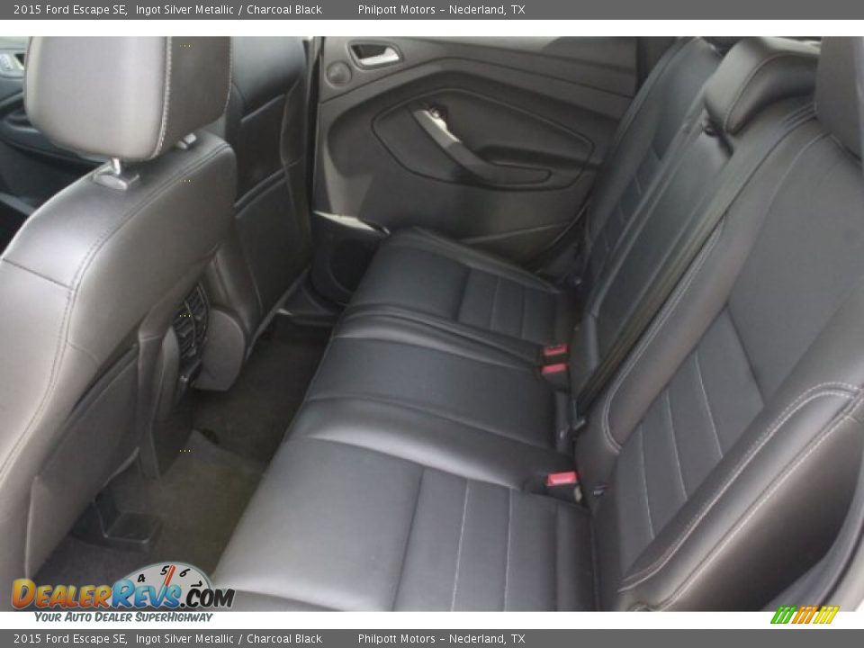 2015 Ford Escape SE Ingot Silver Metallic / Charcoal Black Photo #25