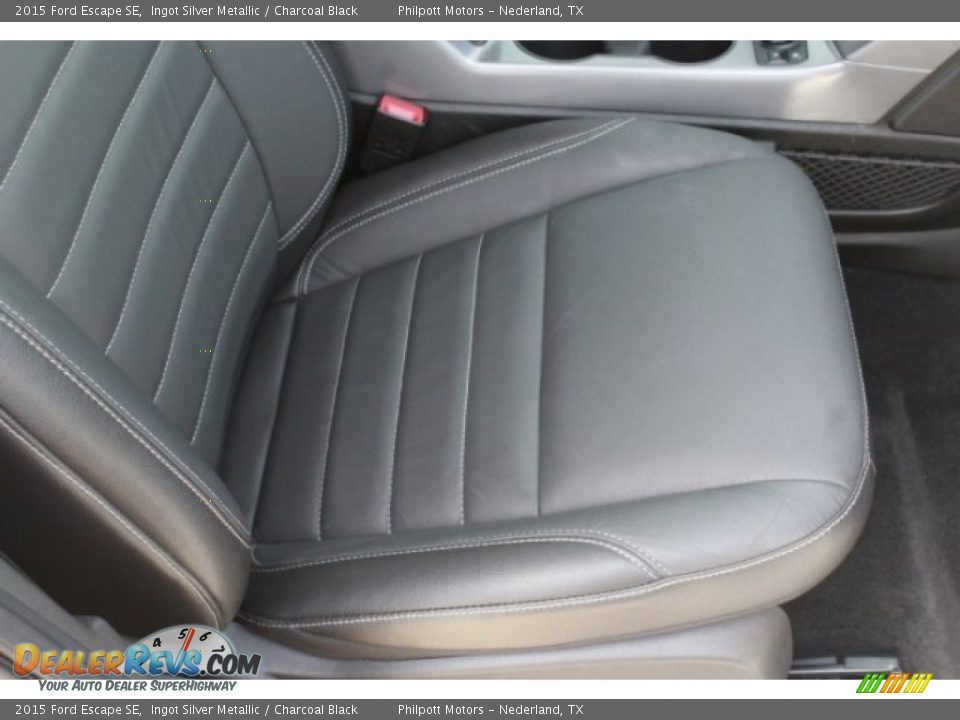 2015 Ford Escape SE Ingot Silver Metallic / Charcoal Black Photo #34