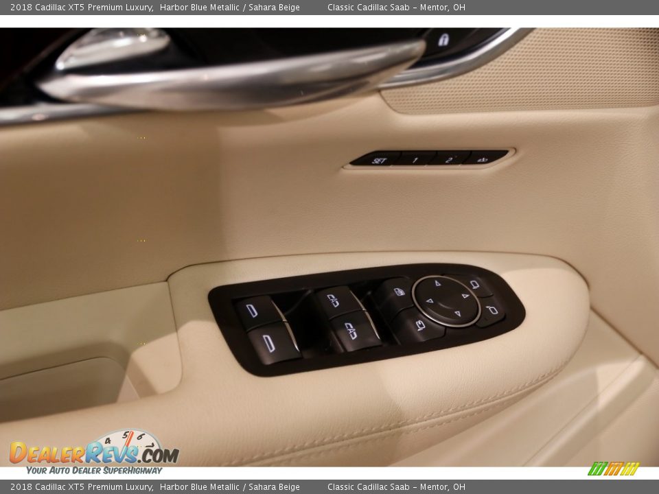 2018 Cadillac XT5 Premium Luxury Harbor Blue Metallic / Sahara Beige Photo #5