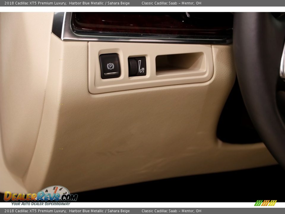 2018 Cadillac XT5 Premium Luxury Harbor Blue Metallic / Sahara Beige Photo #7