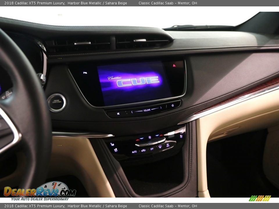 2018 Cadillac XT5 Premium Luxury Harbor Blue Metallic / Sahara Beige Photo #13
