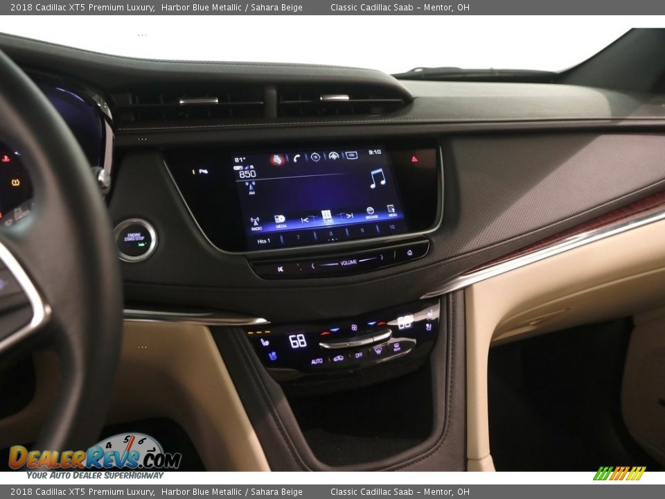 2018 Cadillac XT5 Premium Luxury Harbor Blue Metallic / Sahara Beige Photo #14