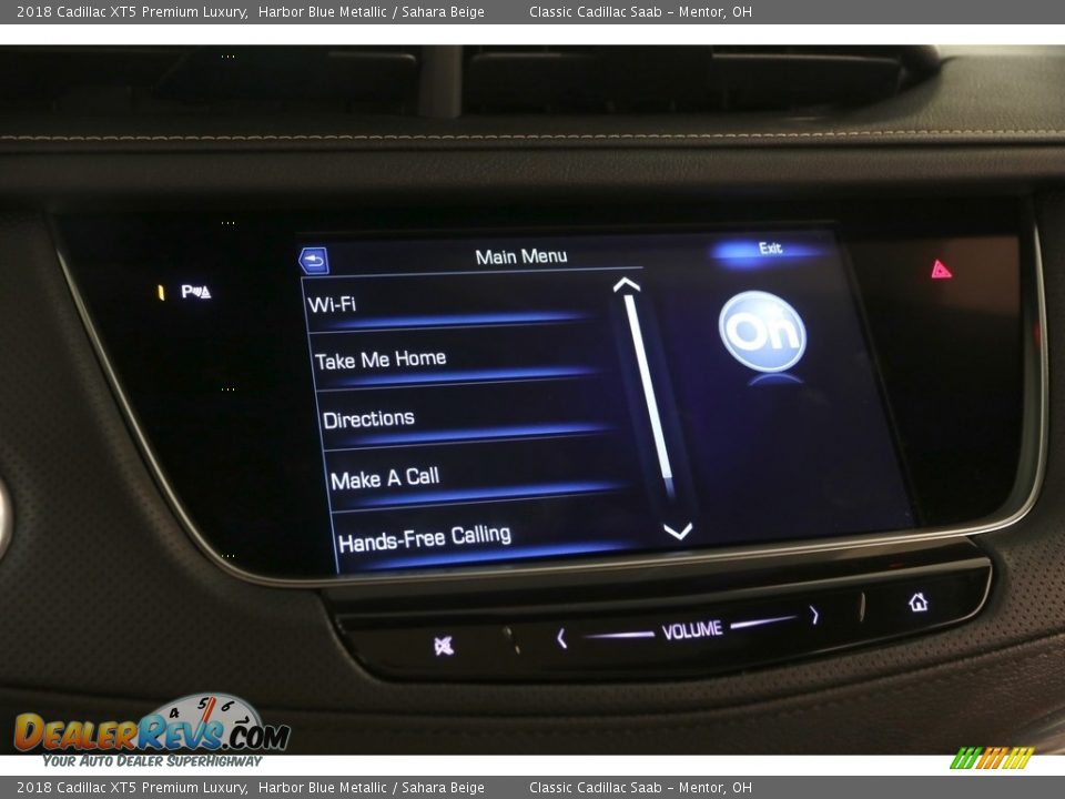 2018 Cadillac XT5 Premium Luxury Harbor Blue Metallic / Sahara Beige Photo #27