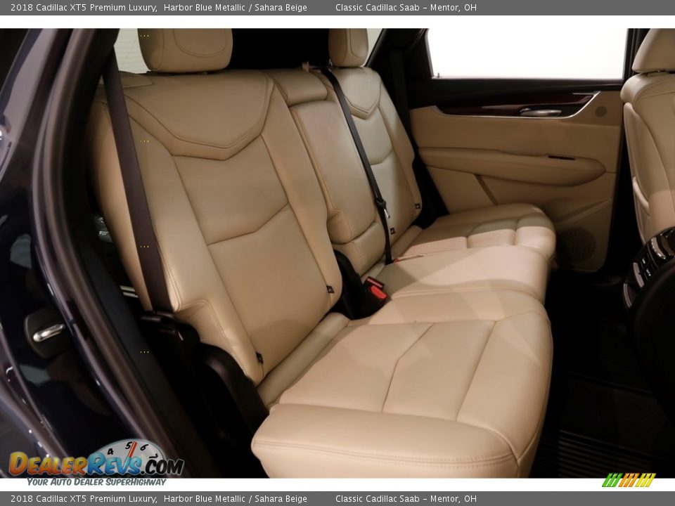 2018 Cadillac XT5 Premium Luxury Harbor Blue Metallic / Sahara Beige Photo #34