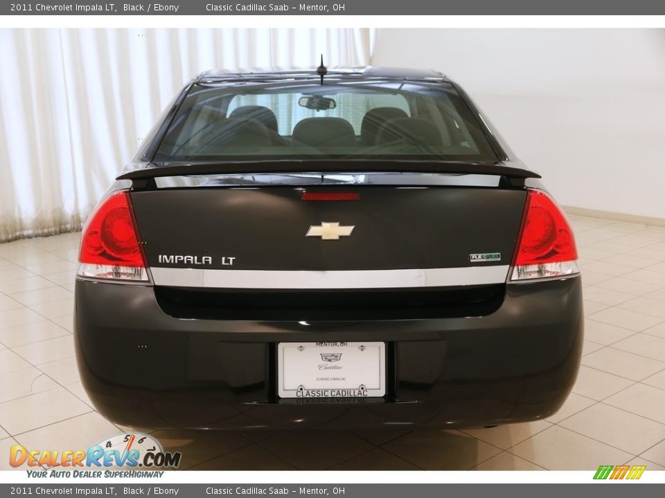 2011 Chevrolet Impala LT Black / Ebony Photo #16