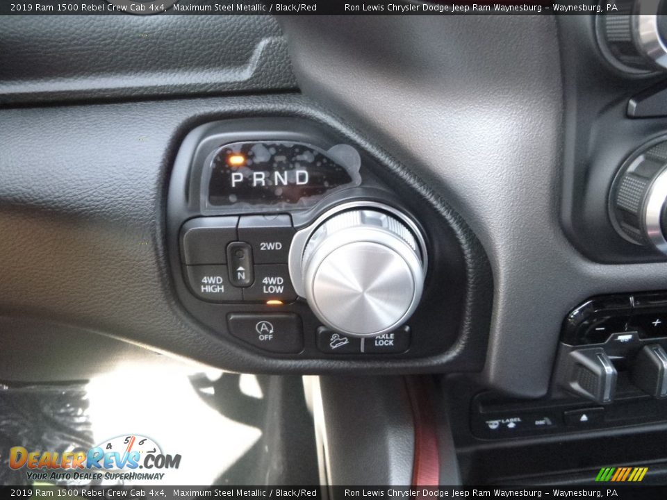 2019 Ram 1500 Rebel Crew Cab 4x4 Maximum Steel Metallic / Black/Red Photo #20