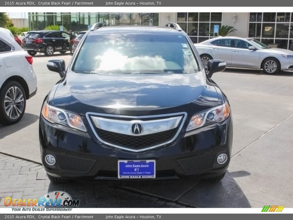 2015 Acura RDX Crystal Black Pearl / Parchment Photo #2