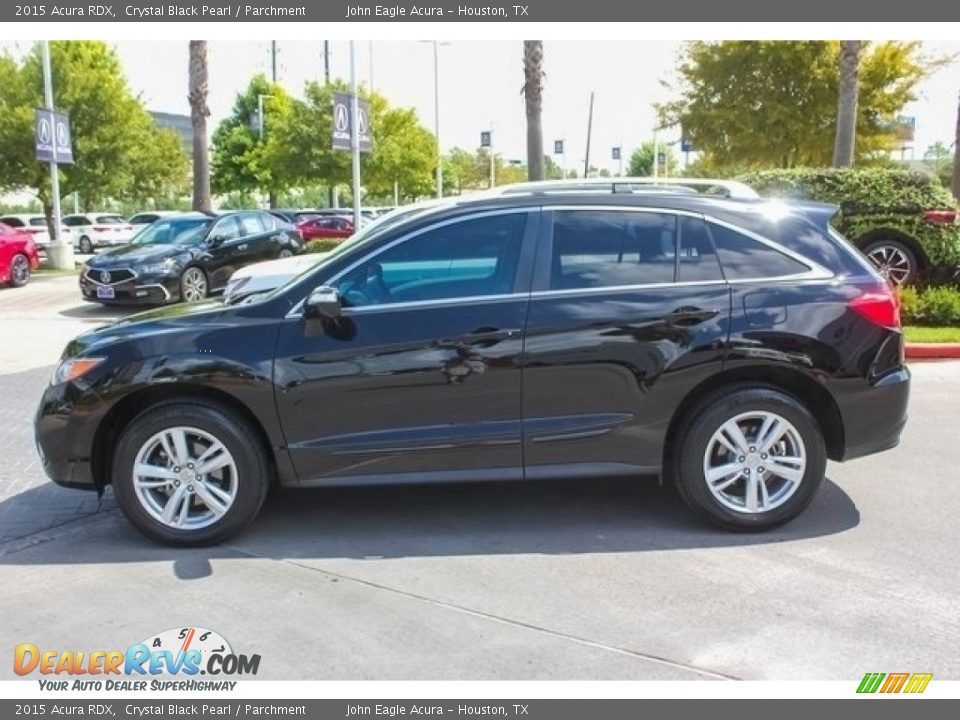 2015 Acura RDX Crystal Black Pearl / Parchment Photo #4