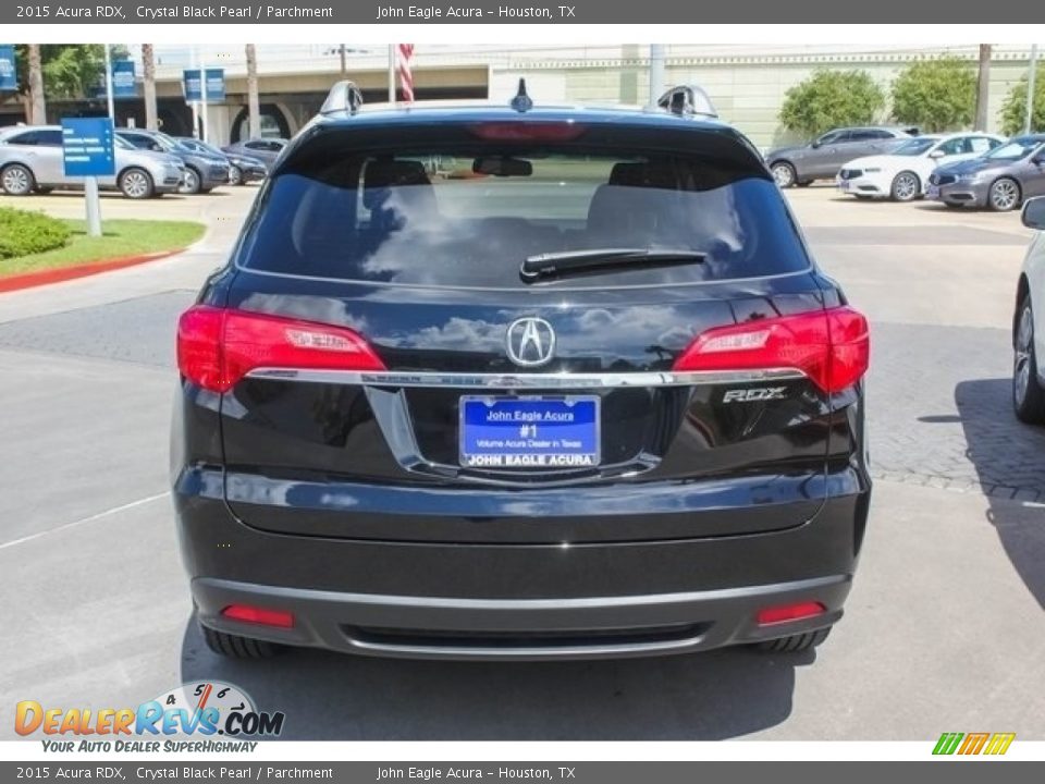 2015 Acura RDX Crystal Black Pearl / Parchment Photo #6