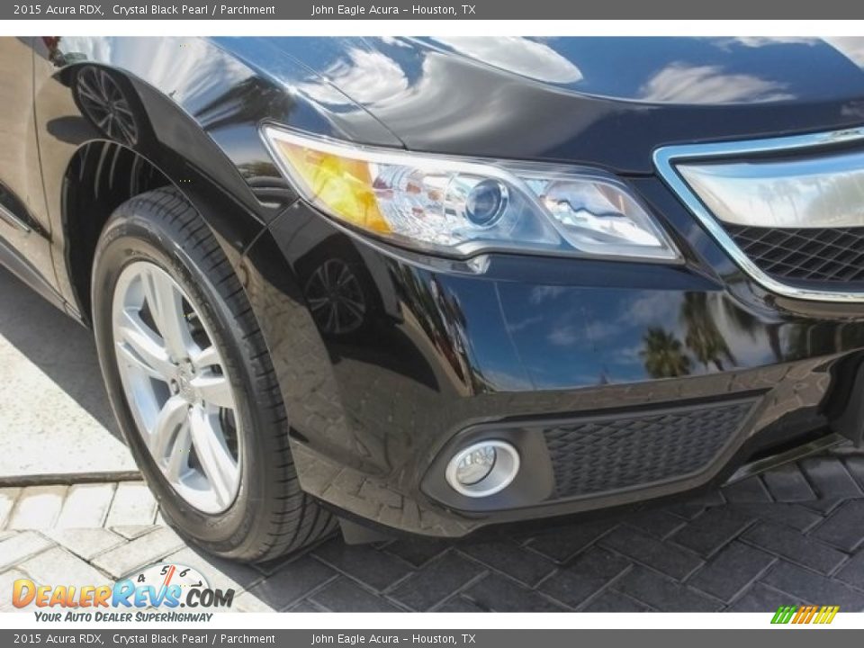 2015 Acura RDX Crystal Black Pearl / Parchment Photo #10