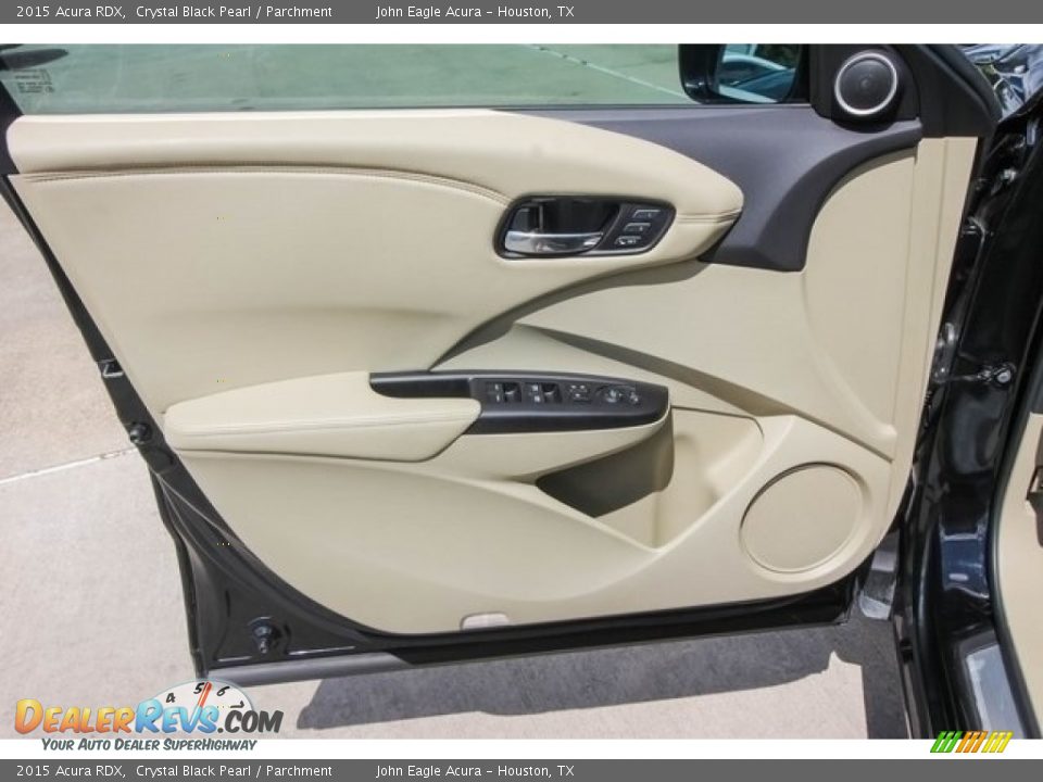 2015 Acura RDX Crystal Black Pearl / Parchment Photo #18