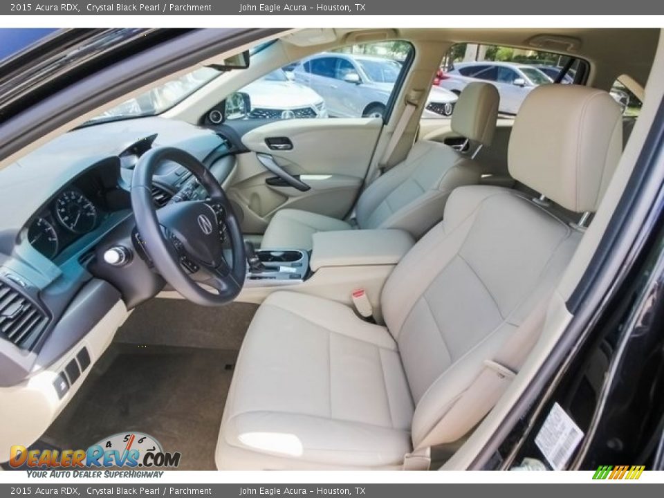 2015 Acura RDX Crystal Black Pearl / Parchment Photo #19