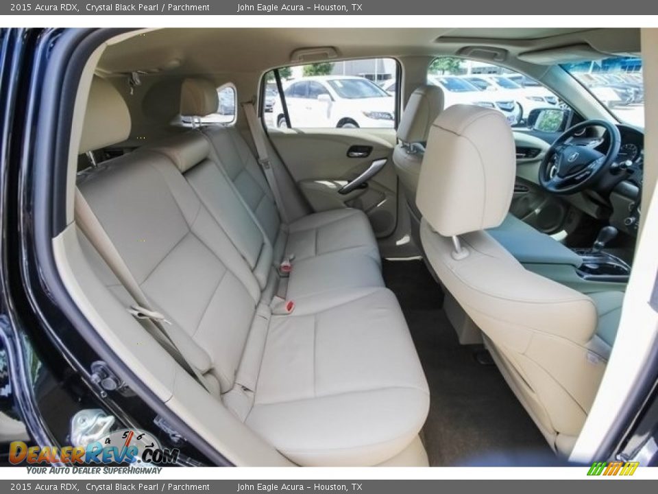 2015 Acura RDX Crystal Black Pearl / Parchment Photo #24