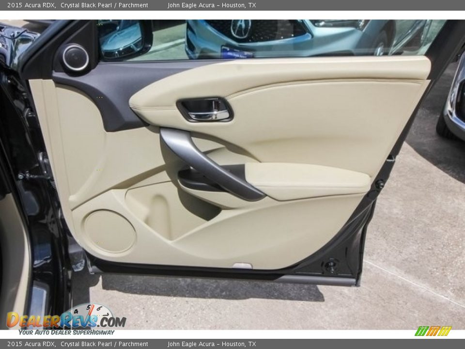 2015 Acura RDX Crystal Black Pearl / Parchment Photo #25