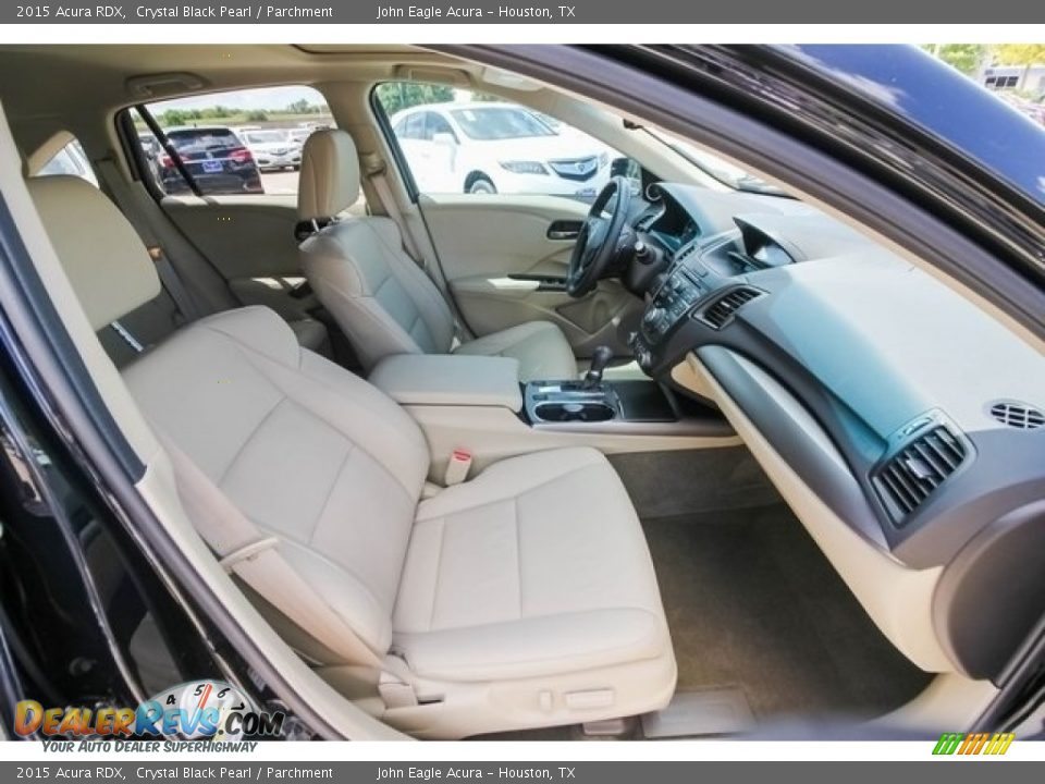 2015 Acura RDX Crystal Black Pearl / Parchment Photo #26