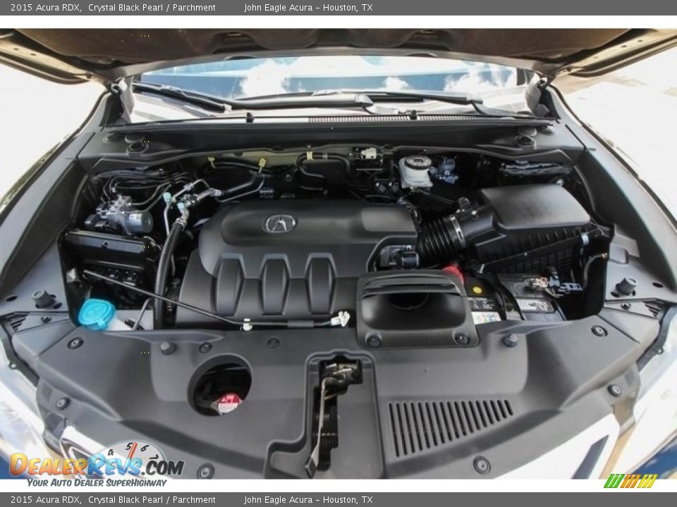 2015 Acura RDX Crystal Black Pearl / Parchment Photo #27