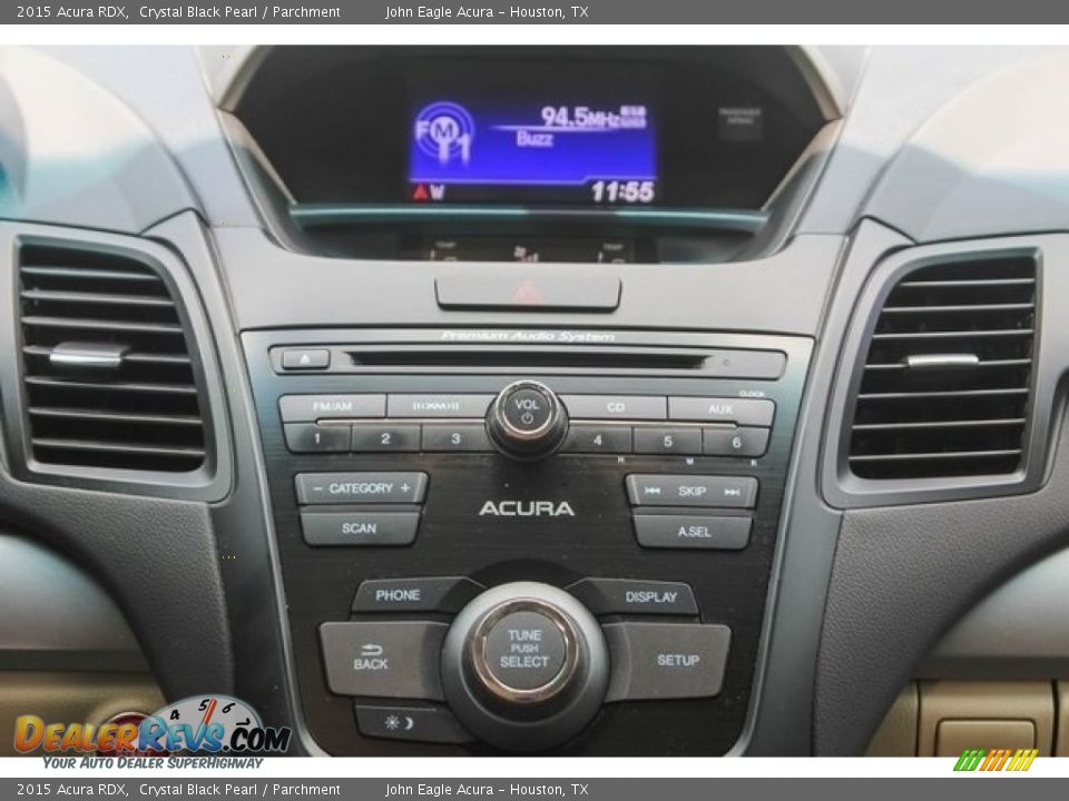 2015 Acura RDX Crystal Black Pearl / Parchment Photo #31
