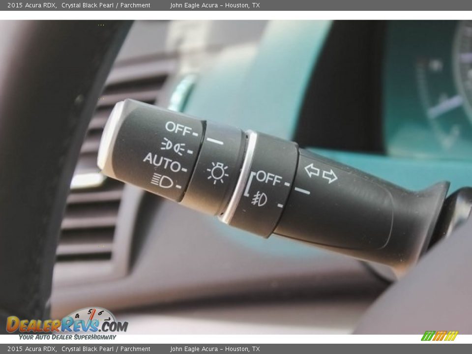 2015 Acura RDX Crystal Black Pearl / Parchment Photo #35
