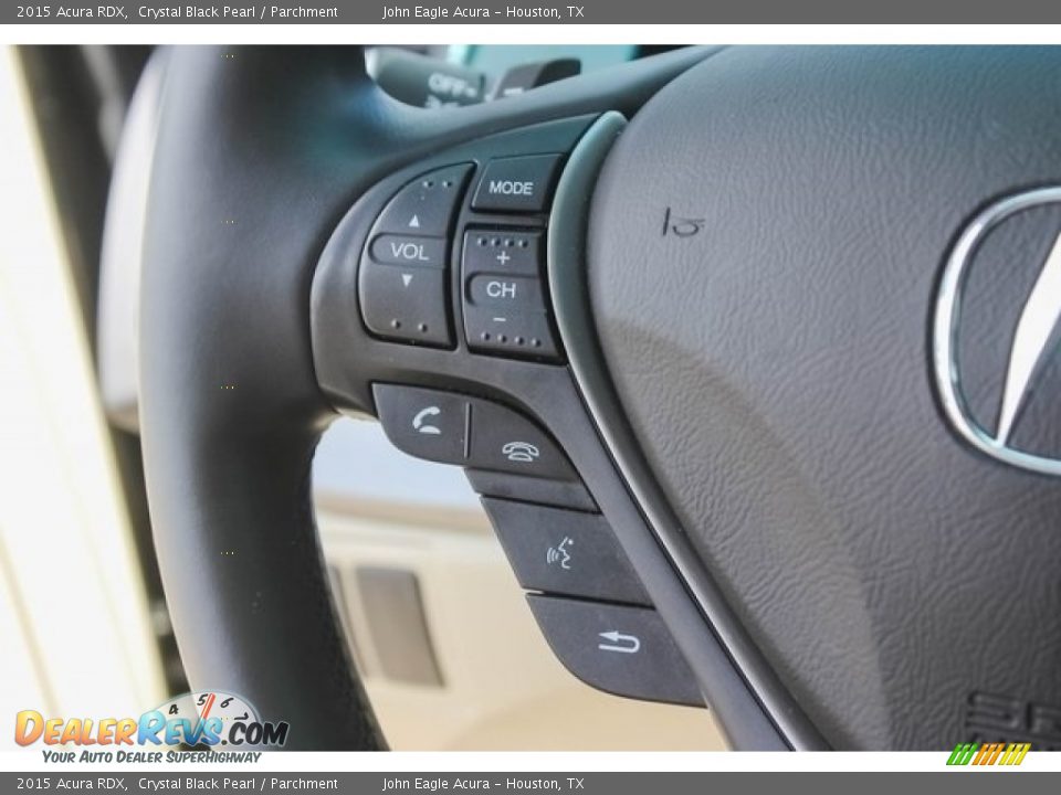 2015 Acura RDX Crystal Black Pearl / Parchment Photo #36