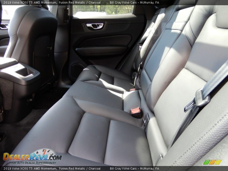 Rear Seat of 2019 Volvo XC60 T5 AWD Momentum Photo #8