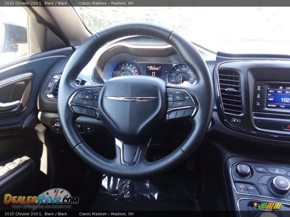 2015 Chrysler 200 S Black / Black Photo #7
