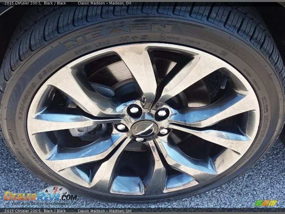 2015 Chrysler 200 S Black / Black Photo #17