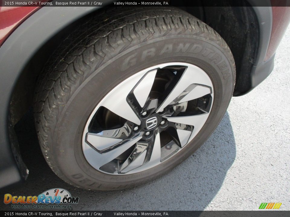 2015 Honda CR-V Touring Basque Red Pearl II / Gray Photo #6