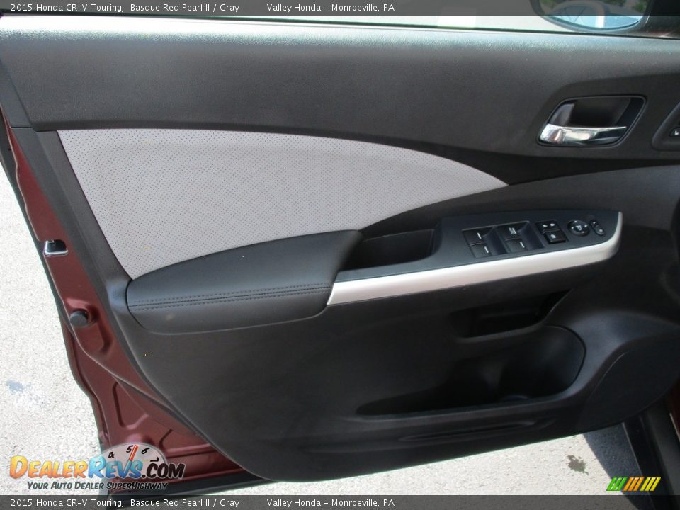 2015 Honda CR-V Touring Basque Red Pearl II / Gray Photo #10