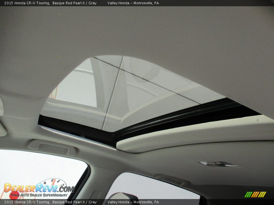 2015 Honda CR-V Touring Basque Red Pearl II / Gray Photo #11