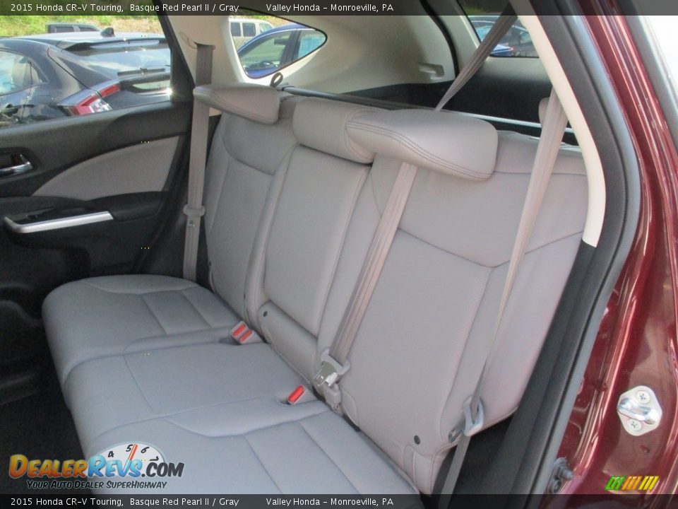2015 Honda CR-V Touring Basque Red Pearl II / Gray Photo #13
