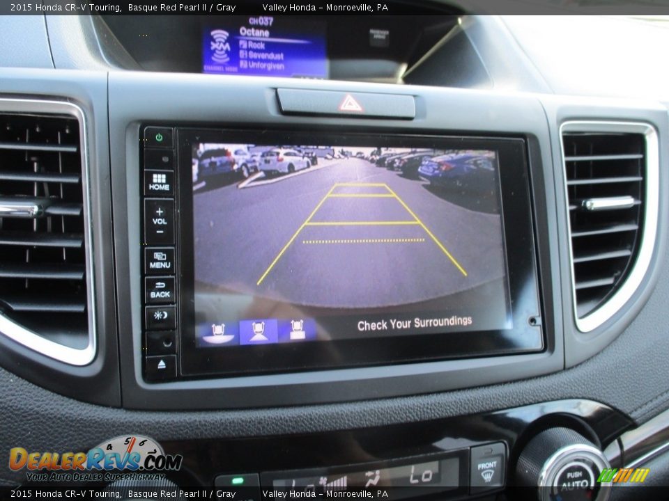 2015 Honda CR-V Touring Basque Red Pearl II / Gray Photo #16