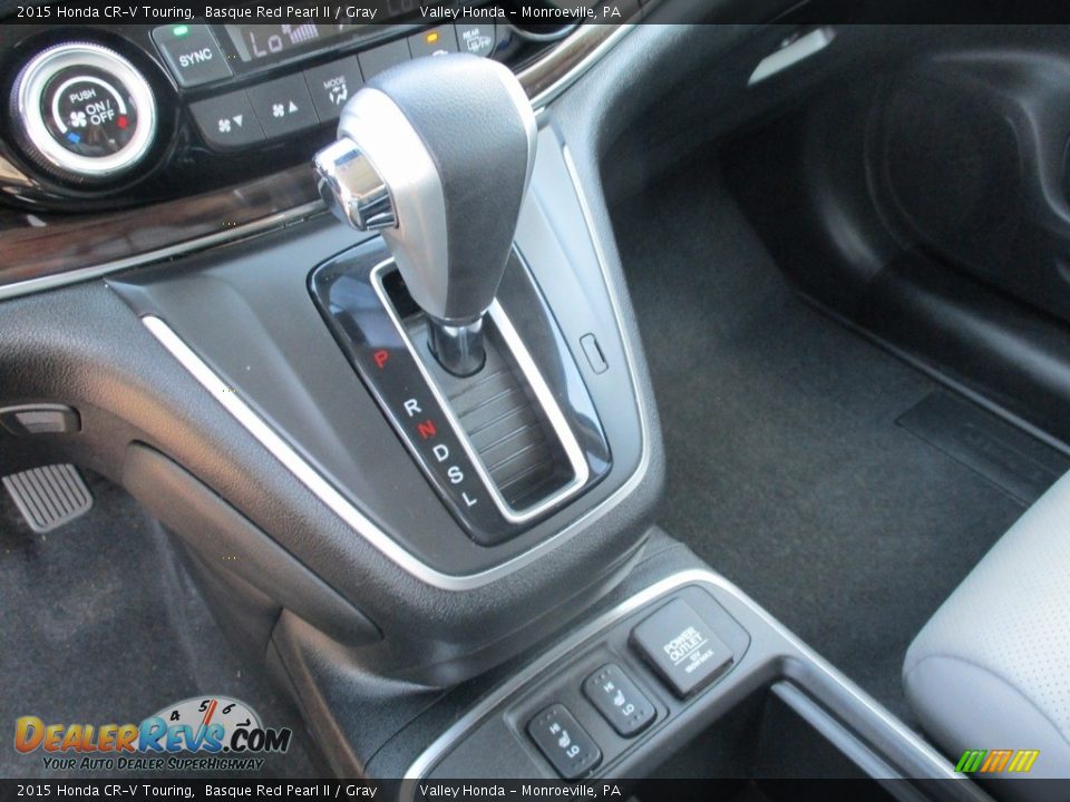 2015 Honda CR-V Touring Basque Red Pearl II / Gray Photo #17